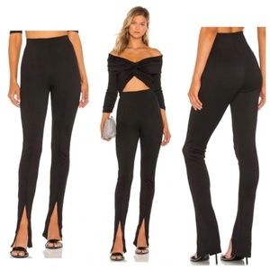 Amanda Uprichard Malta Pants in Black